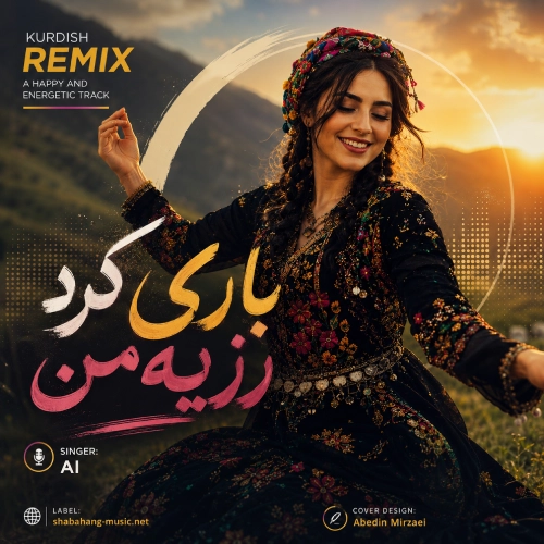 دانلود ریمیکس آهنگ باری کرد رزیه‌ من با صدای زن هوش مصنوعی